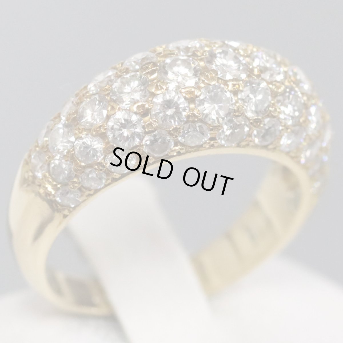 画像1: K18ダイヤモンドリング D2.00 5.0g #11 (1)