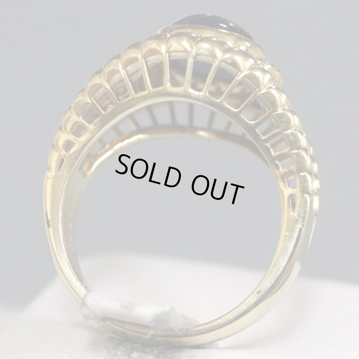 画像6: K18スターサファイアダイヤモンドリング S3.20 D0.28 10.3g #12 (6)