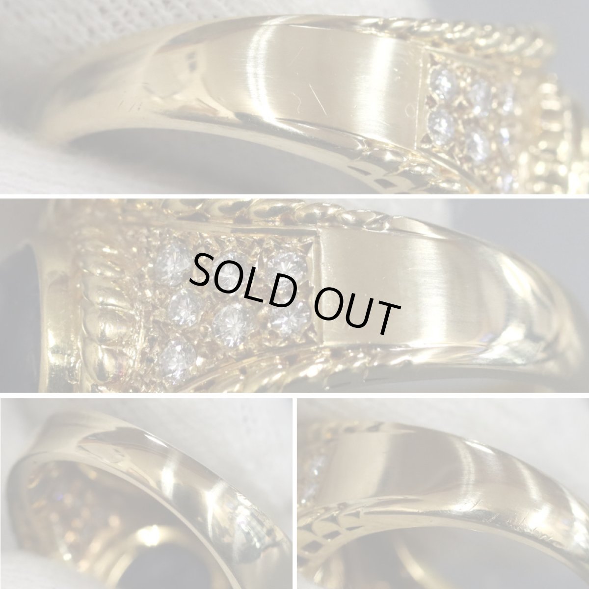 画像7: K18スターサファイアダイヤモンドリング S3.20 D0.28 10.3g #12 (7)