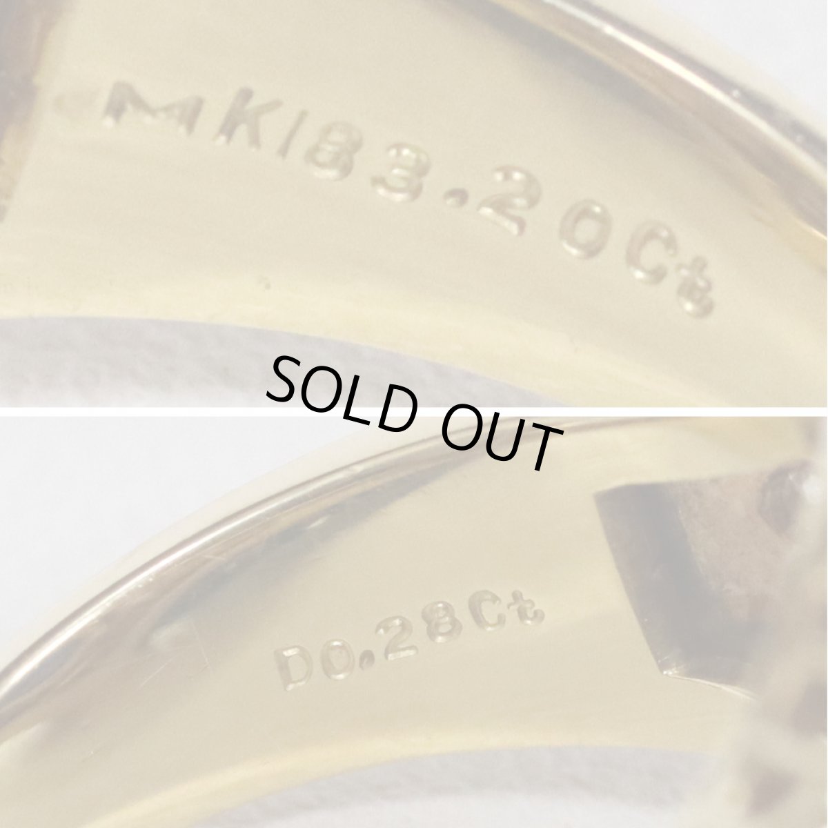 画像8: K18スターサファイアダイヤモンドリング S3.20 D0.28 10.3g #12 (8)