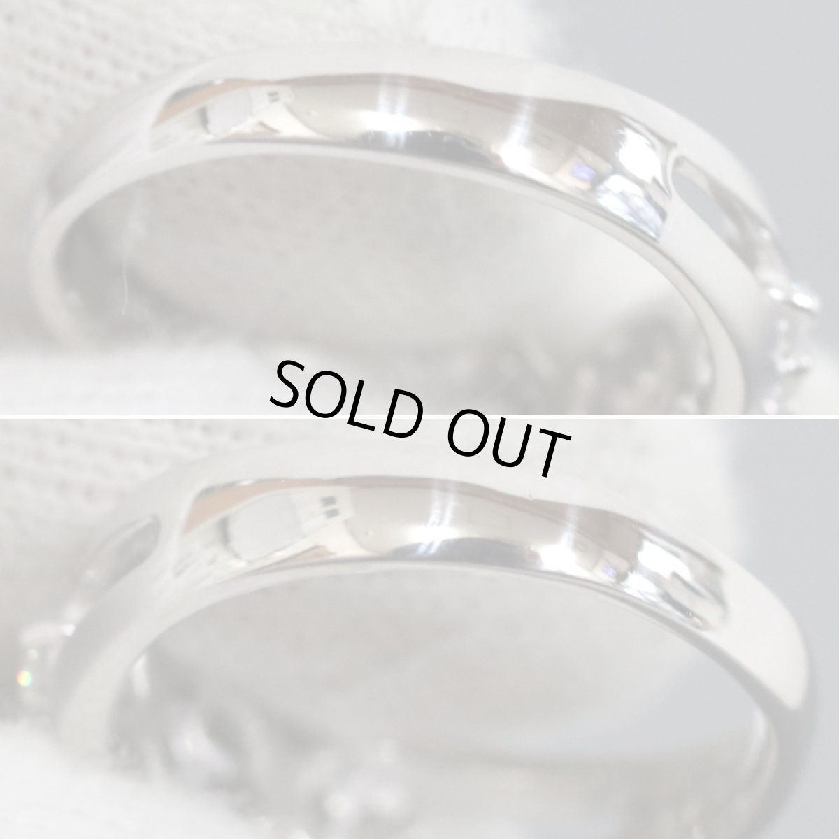 画像7: Pt900アレキサンドライトダイヤモンドリング A0.19 D0.38 5.5g #12 (7)