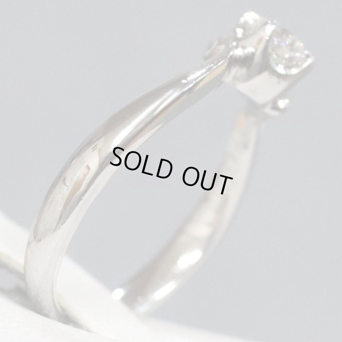 画像4: ヨンドシー Pt950ダイヤモンドリング D0.223 3.7g #8 (4)