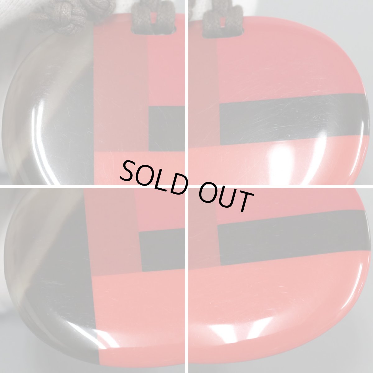 画像3: エルメス バッファローホーン ネックレス 赤 (3)