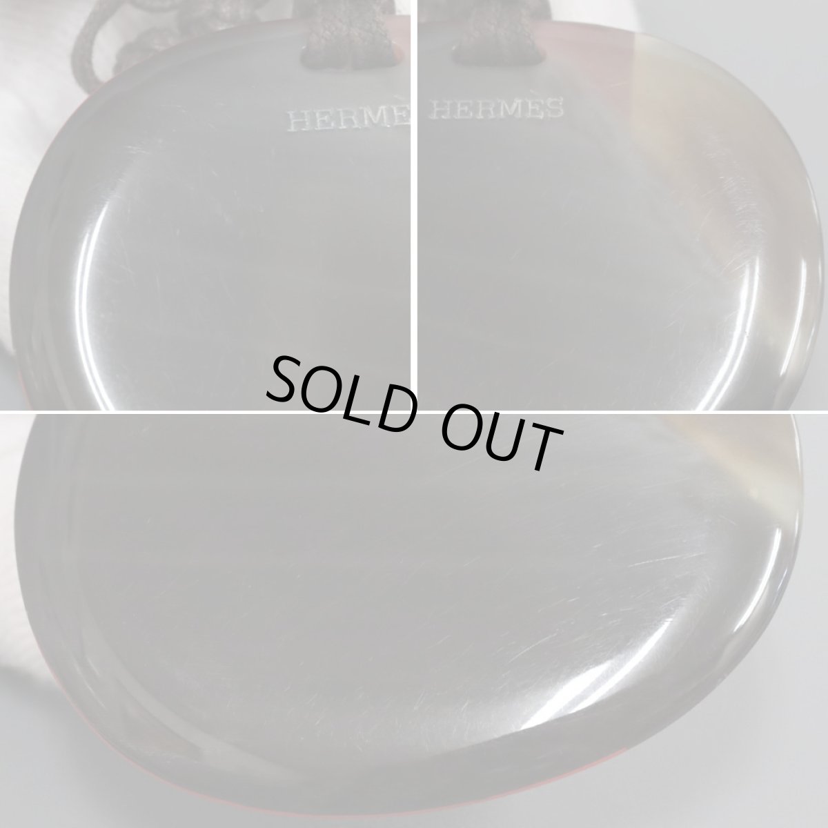 画像5: エルメス バッファローホーン ネックレス 赤 (5)