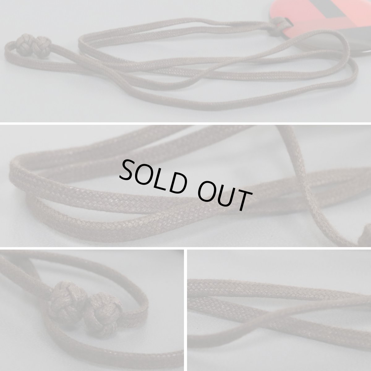 画像7: エルメス バッファローホーン ネックレス 赤 (7)