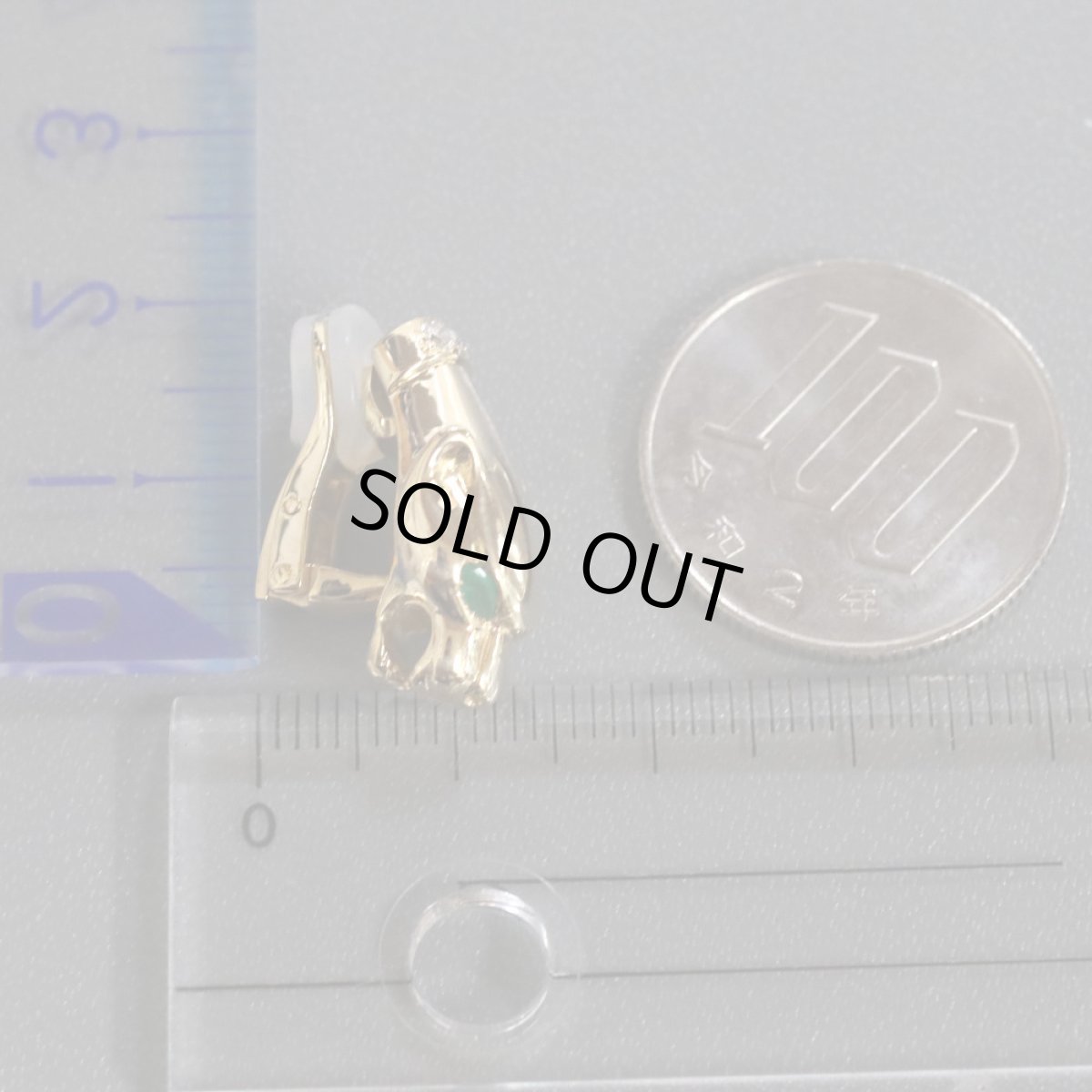 画像10: 750エメラルドダイヤモンドイヤリング パンサーモチーフ 14.3g (10)