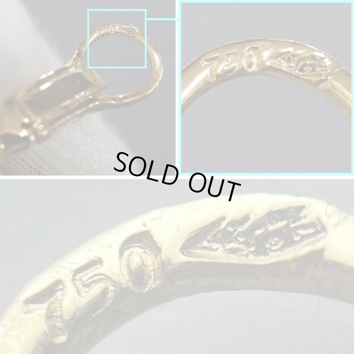 画像8: 750エメラルドダイヤモンドイヤリング パンサーモチーフ 14.3g (8)