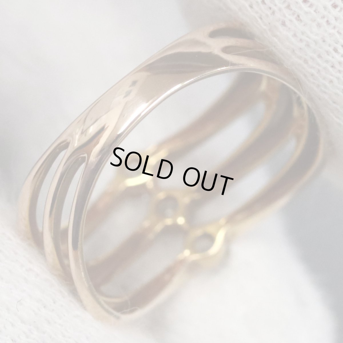 画像6: K18PGダイヤモンドリング D0.30 3.3g #12 (6)