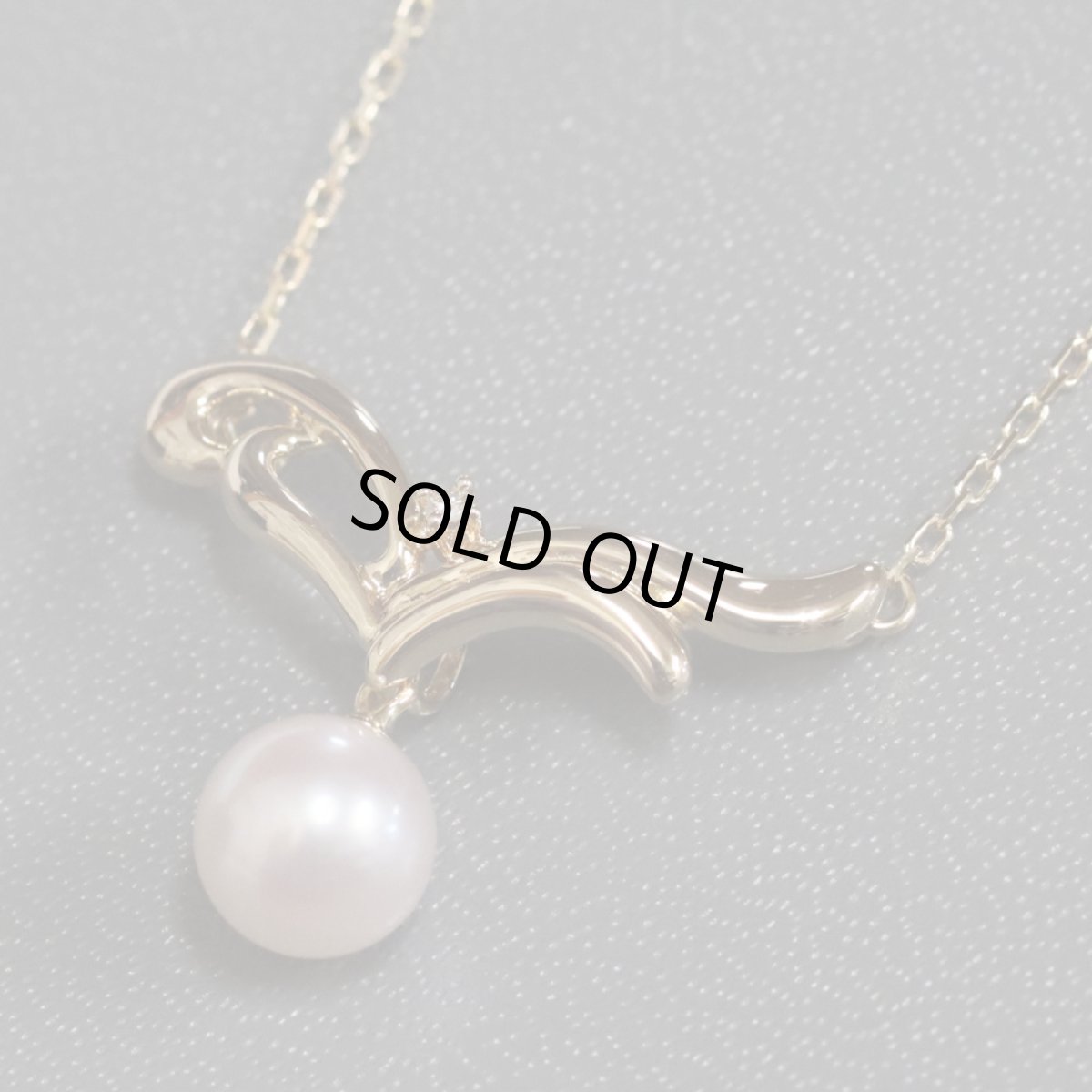 画像3: タサキ K18パールダイヤモンドネックレス D0.01 3.9g (3)