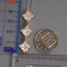 画像10: K18PGダイヤモンドペンダント D1.00 6.5g (10)