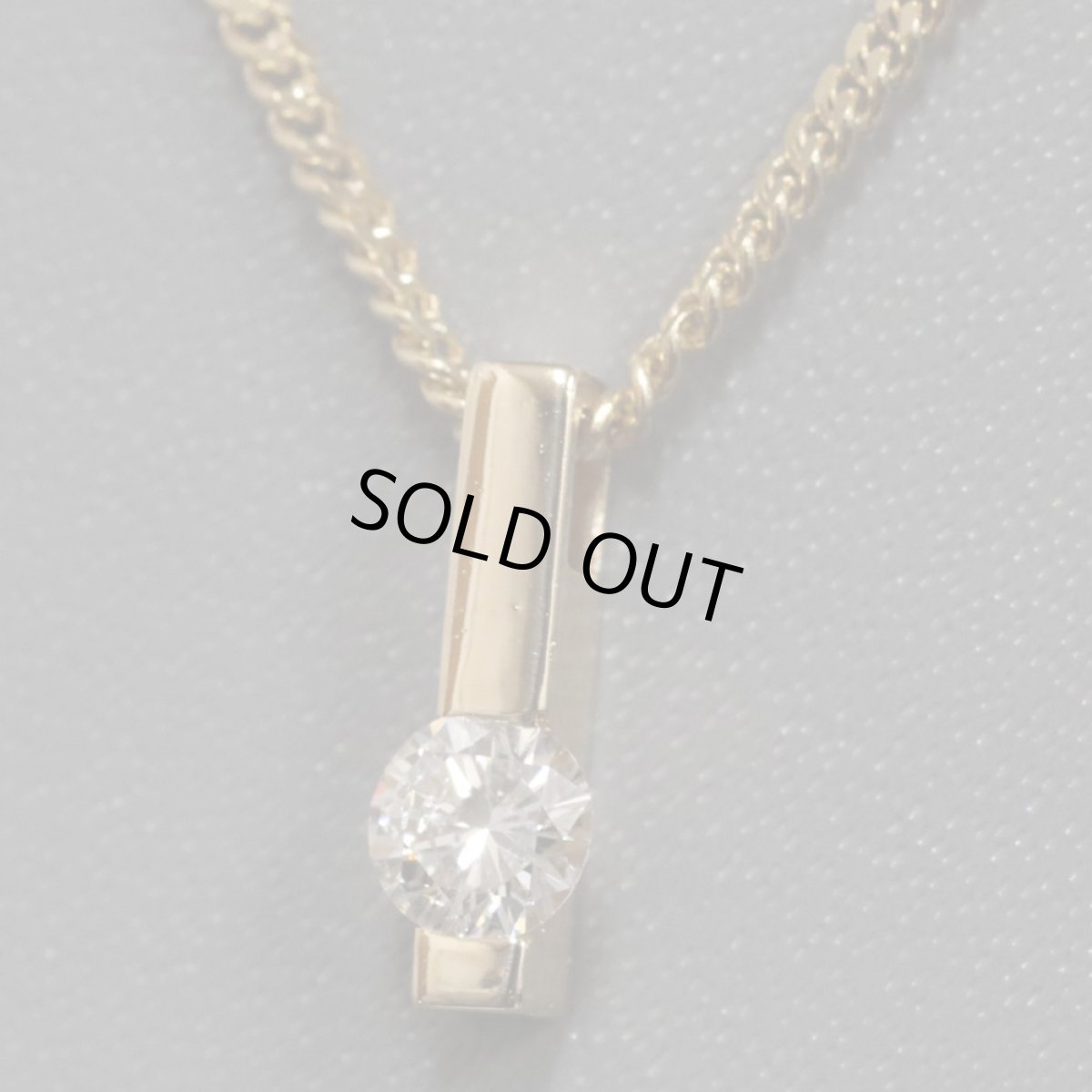 画像1: K18ダイヤモンドネックレス D0.45 6.1g (1)