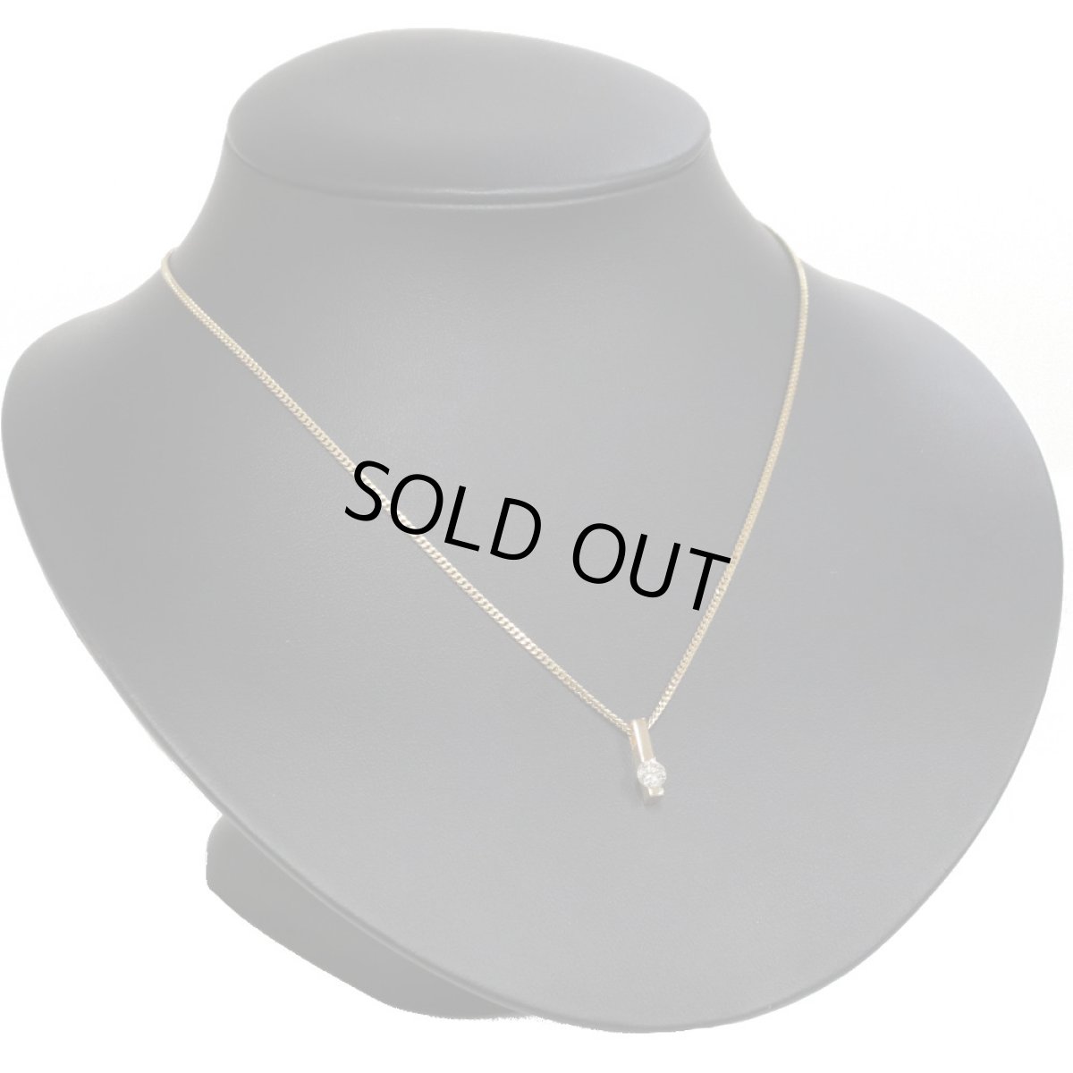 画像5: K18ダイヤモンドネックレス D0.45 6.1g (5)