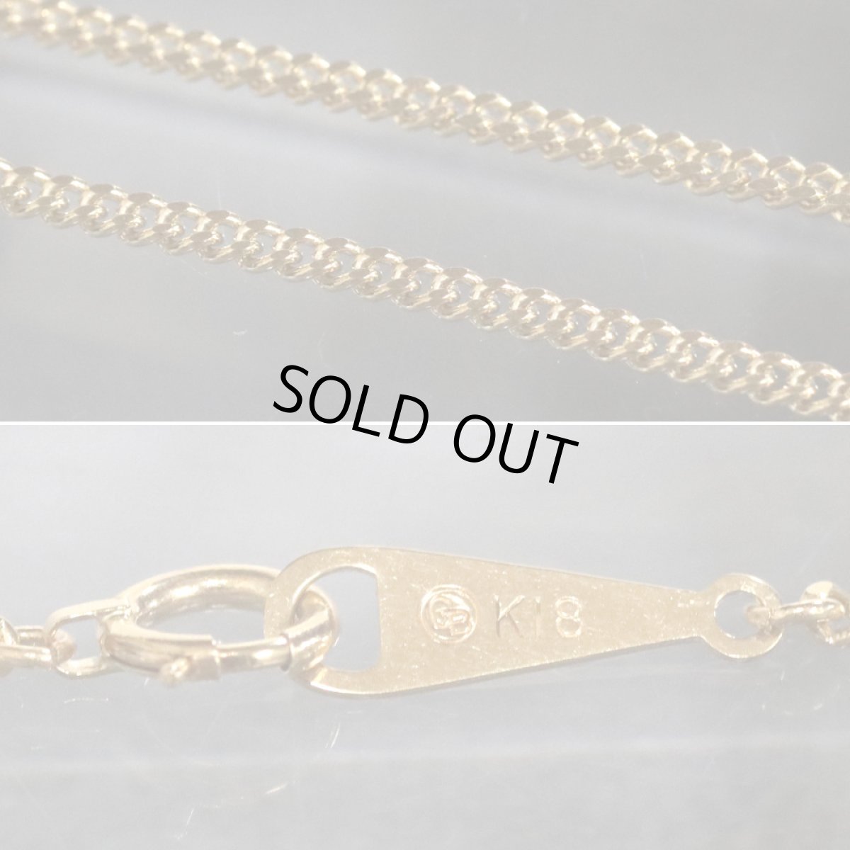 画像8: K18ダイヤモンドネックレス D0.45 6.1g (8)