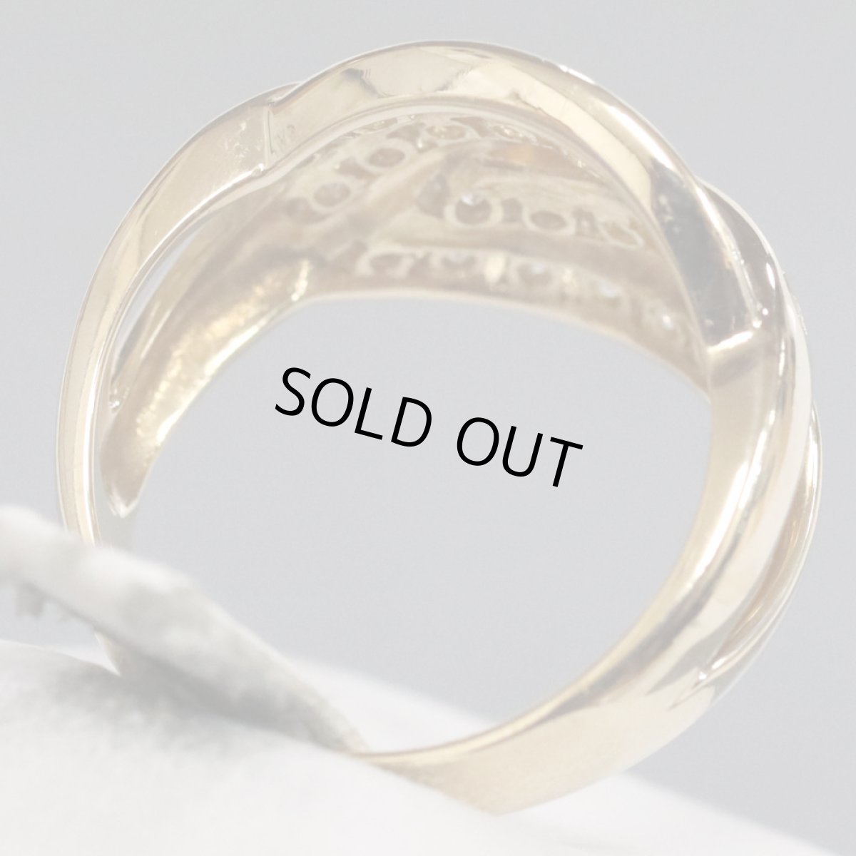 画像5: K18ダイヤモンドリング D1.00 5.9g #12.5 (5)