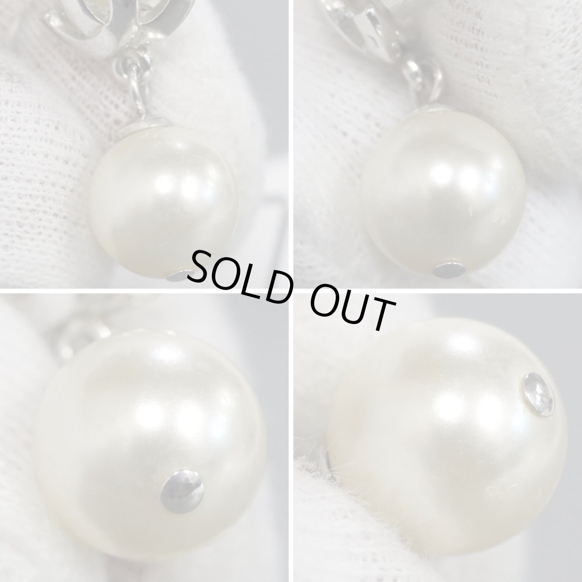 画像3: シャネル ココマーク フェイクパール ピアス 05C (3)