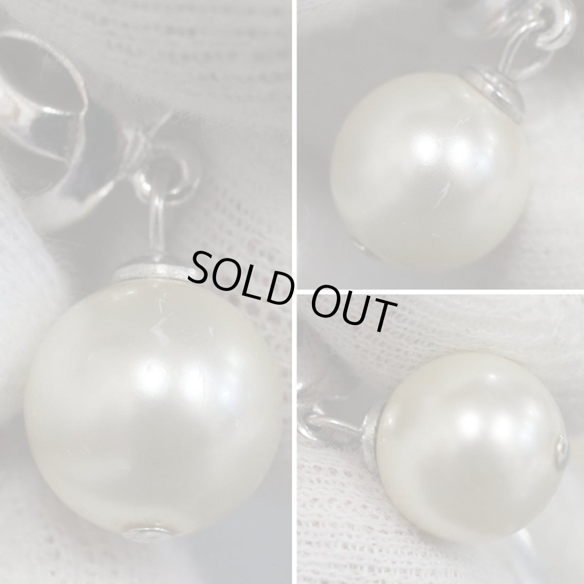 画像5: シャネル ココマーク フェイクパール ピアス 05C (5)