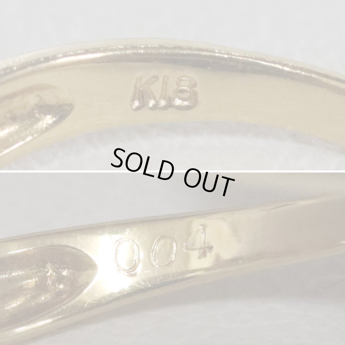 画像7: K18ブルートパーズダイヤモンドリング D0.04 2.0g #11 (7)