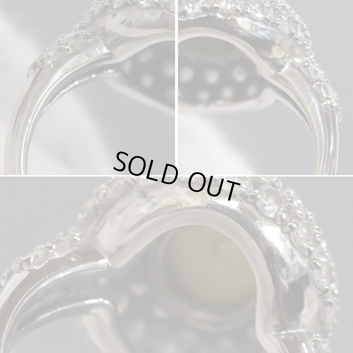 画像5: Pt900クリソベリルキャッツアイダイヤモンドリング CE4.74 D1.88 12.0g #12 (5)