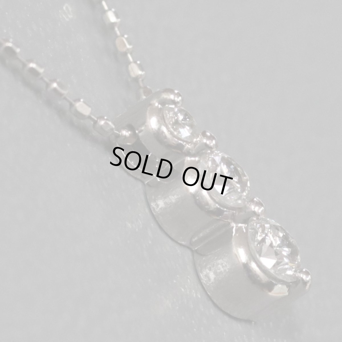 画像3: ELLE Pt900/850ダイヤモンドネックレス D0.23 2.9g (3)