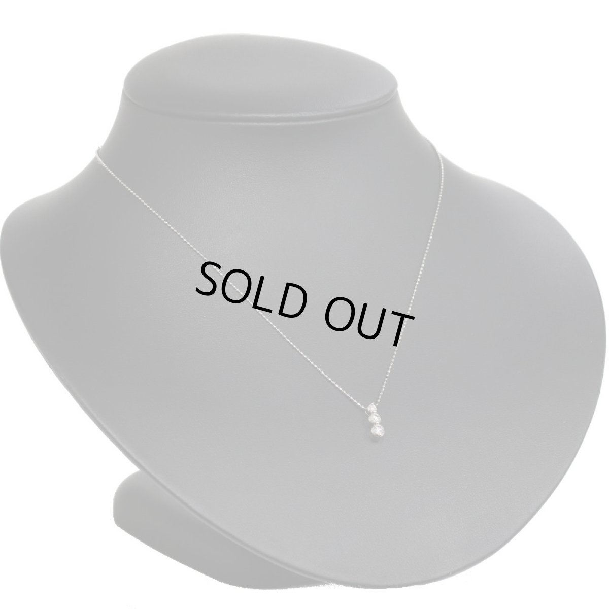 画像5: ELLE Pt900/850ダイヤモンドネックレス D0.23 2.9g (5)