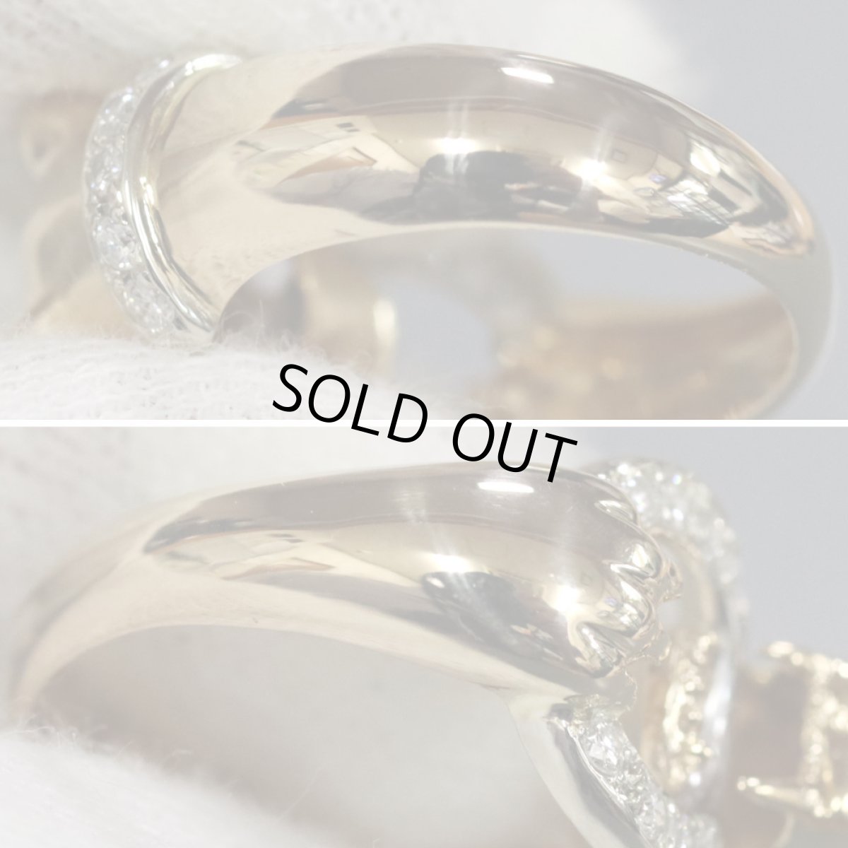 画像6: 750ルビーダイヤモンドリング パンサーモチーフ D0.105 7.5g #12 ソーティング (6)