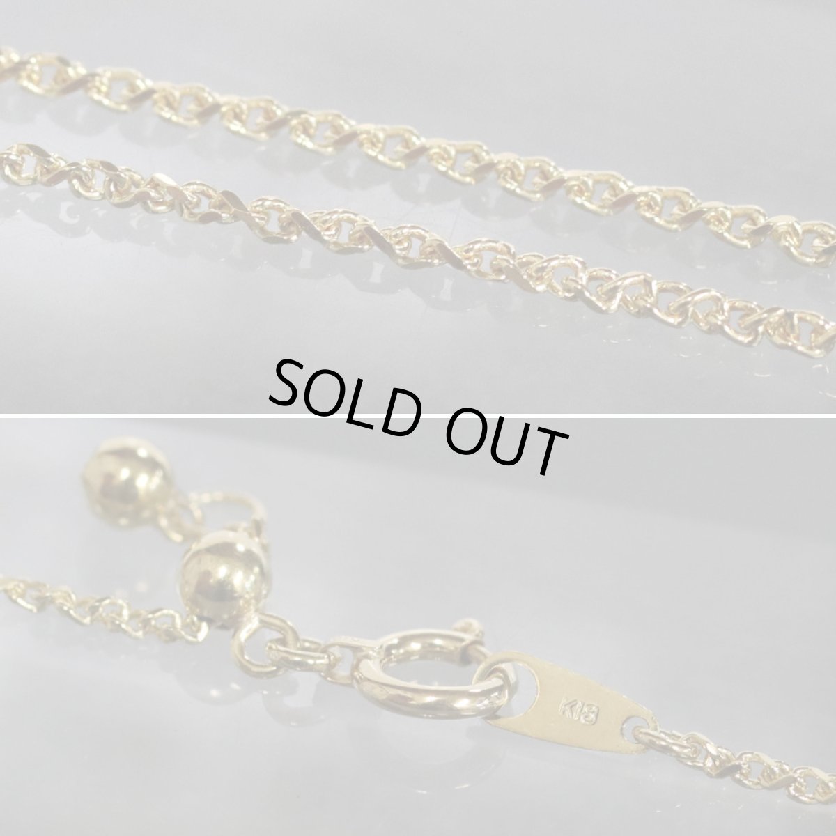 画像9: K18赤サンゴダイヤモンドペンダント リーフモチーフ D0.05 11.2g (9)