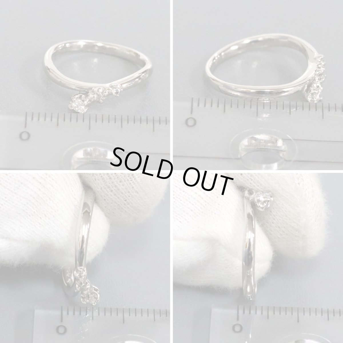 画像8: スタージュエリー Pt950ダイヤモンドリング D0.05 3.1g #7 (8)