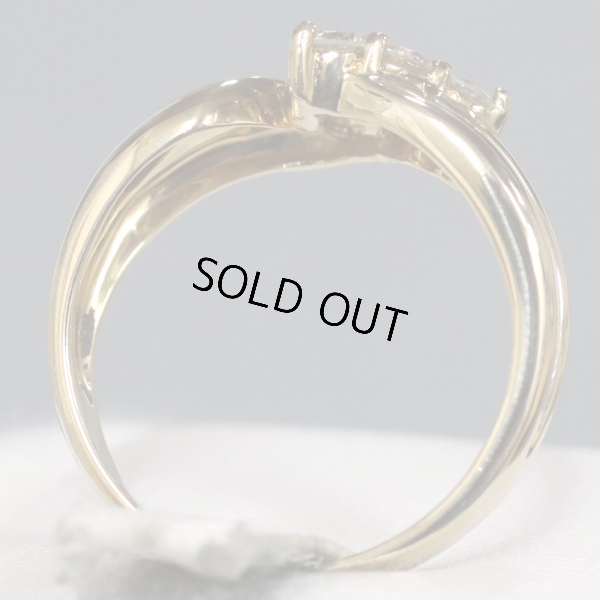 画像5: K18ダイヤモンドリング D0.43 3.6g #13 (5)