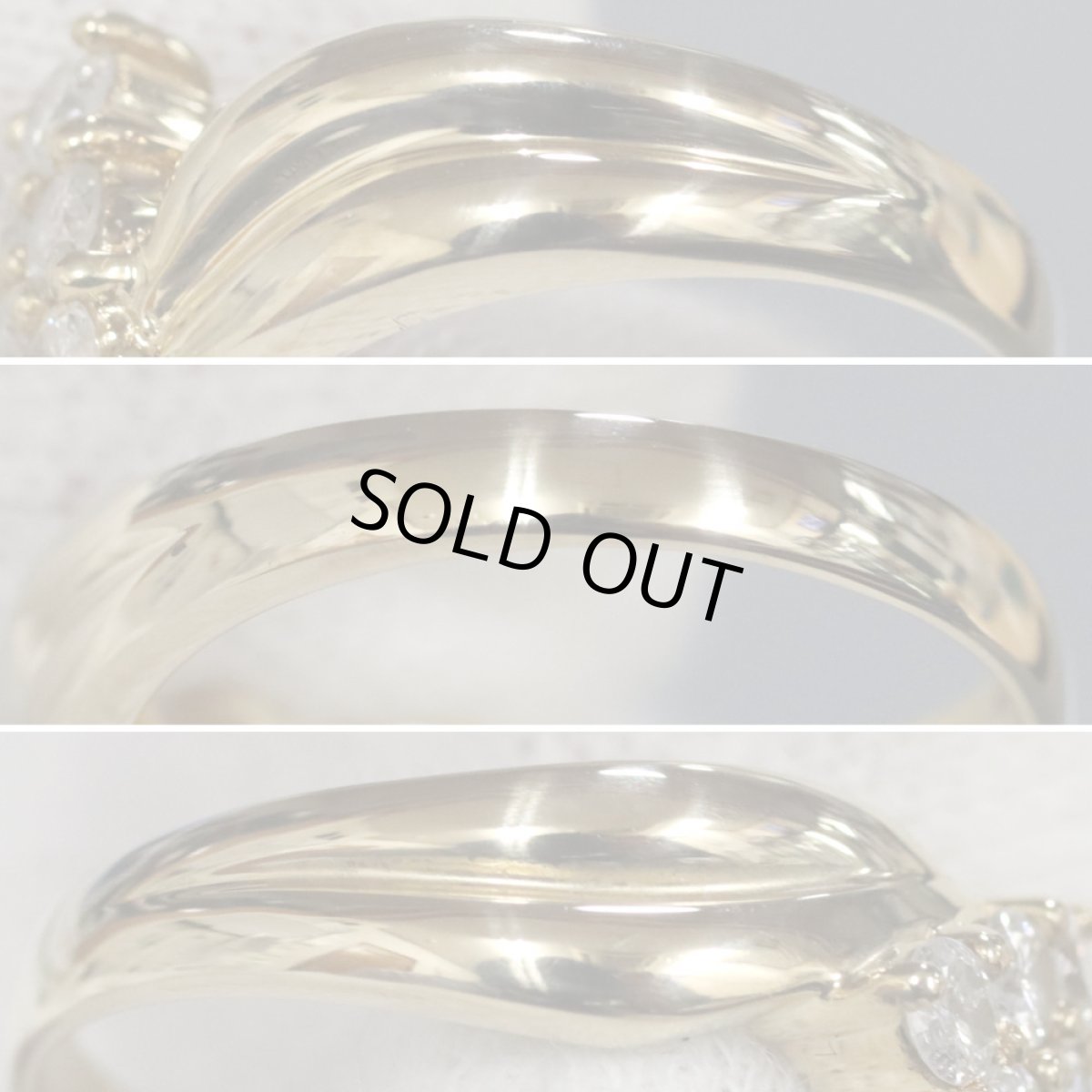 画像6: K18ダイヤモンドリング D0.43 3.6g #13 (6)