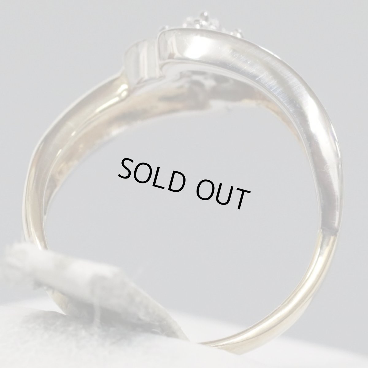 画像4: K18/Pt850ダイヤモンドリング D0.11 5.5g #9.5 (4)