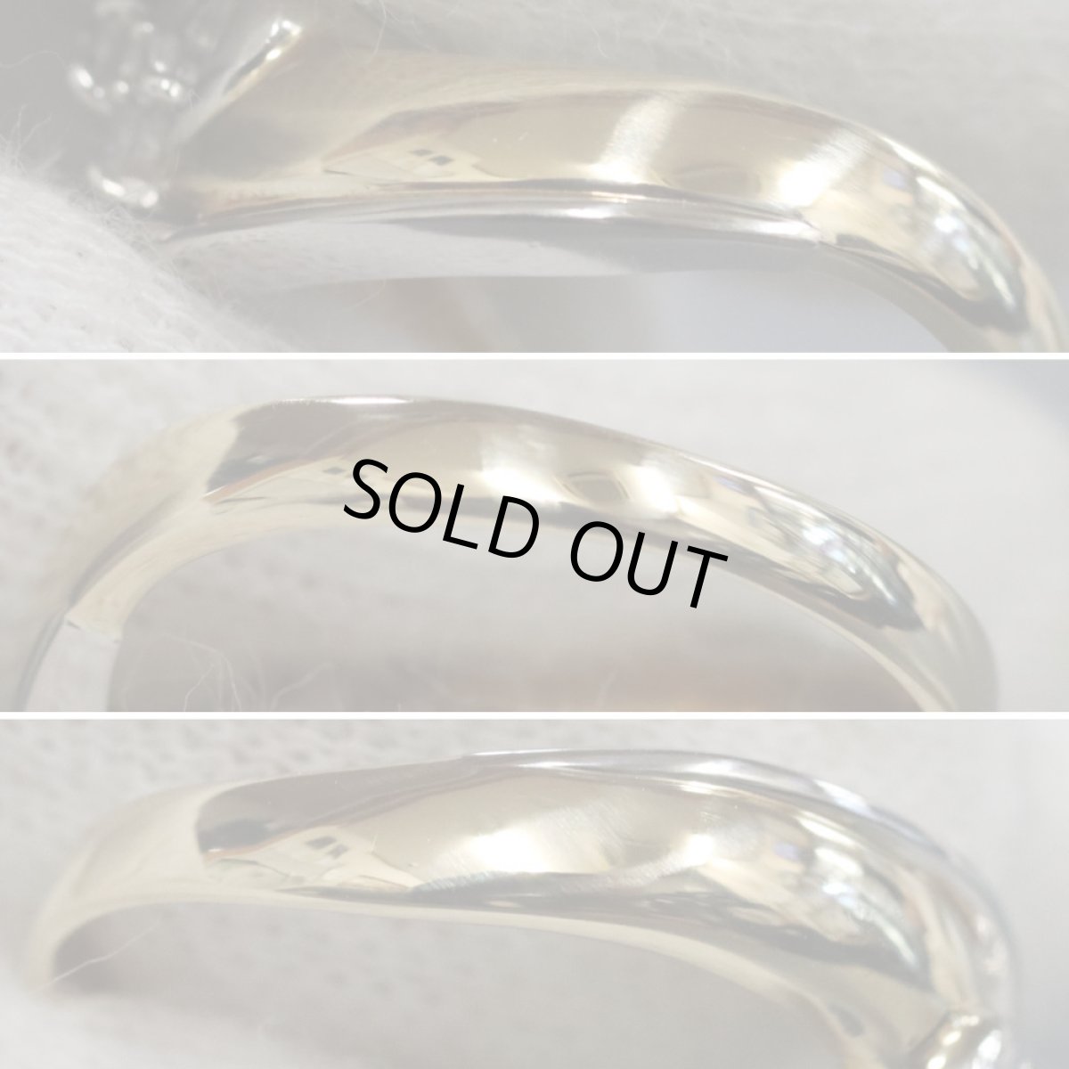 画像5: K18/Pt850ダイヤモンドリング D0.11 5.5g #9.5 (5)