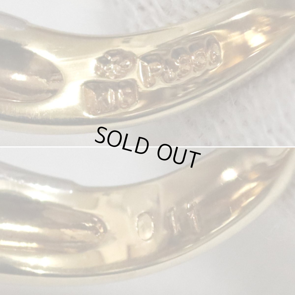 画像6: K18/Pt850ダイヤモンドリング D0.11 5.5g #9.5 (6)