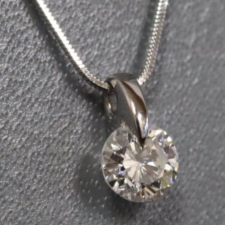 未使用品ＳＡネックレス K18WG ダイヤ1.00ct  49.0cm アジャスター付