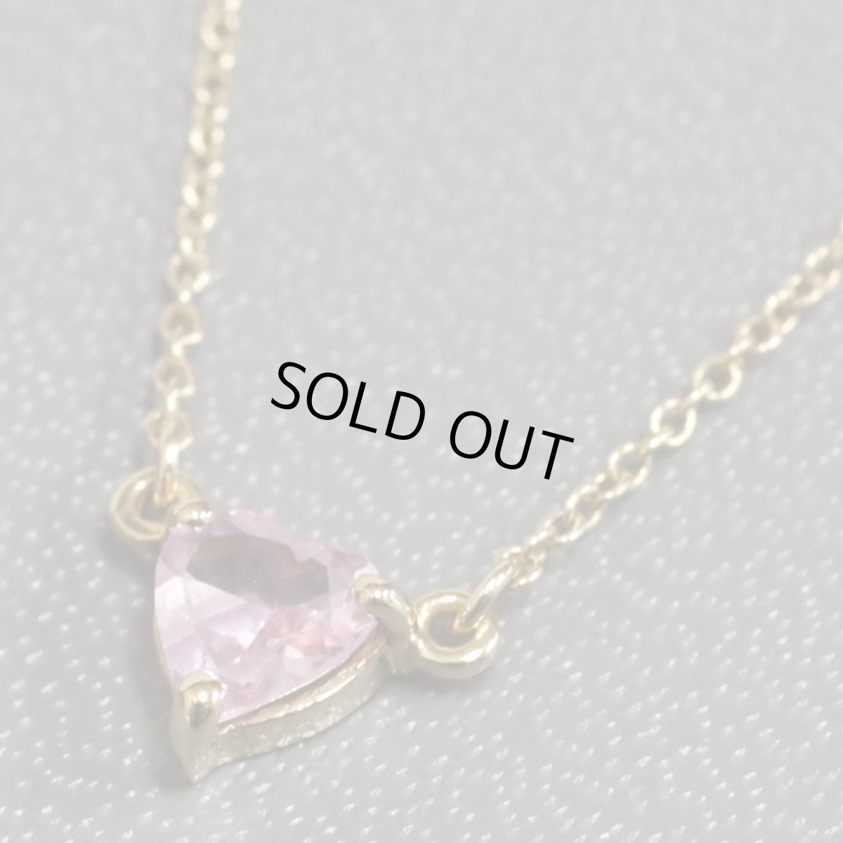 画像3: ヴァンドーム K18ネックレス ピンク石 1.6g (3)