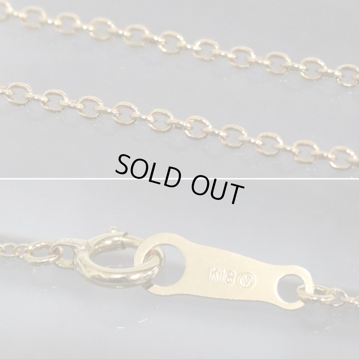 画像7: ヴァンドーム K18ネックレス ピンク石 1.6g (7)