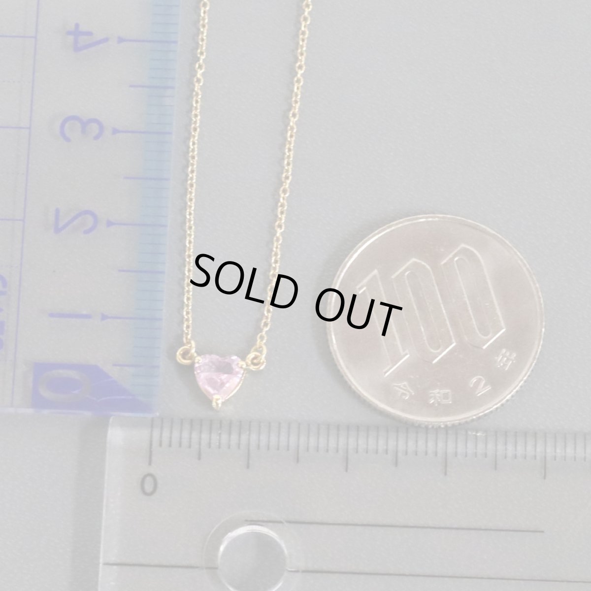 画像9: ヴァンドーム K18ネックレス ピンク石 1.6g (9)