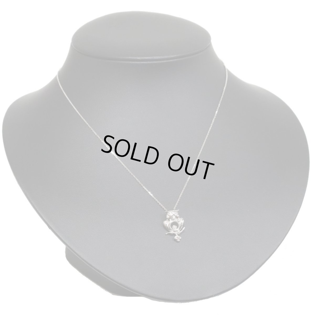 画像5: 750ダイヤモンドペンダント フクロウモチーフ 3.8g (5)