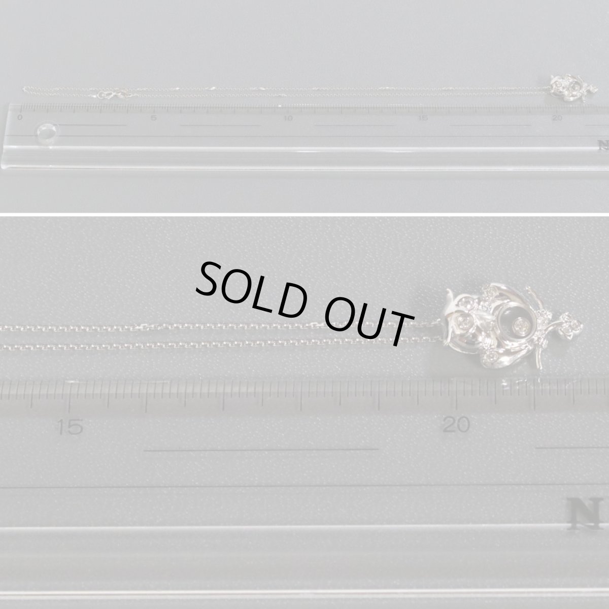 画像8: 750ダイヤモンドペンダント フクロウモチーフ 3.8g (8)