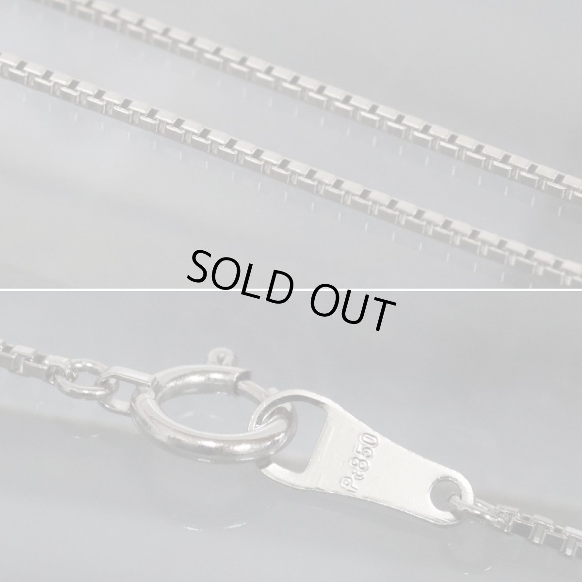 画像7: Pt900/850アウイナイトダイヤモンドネックレス 0.04 D0.88 6.9g (7)