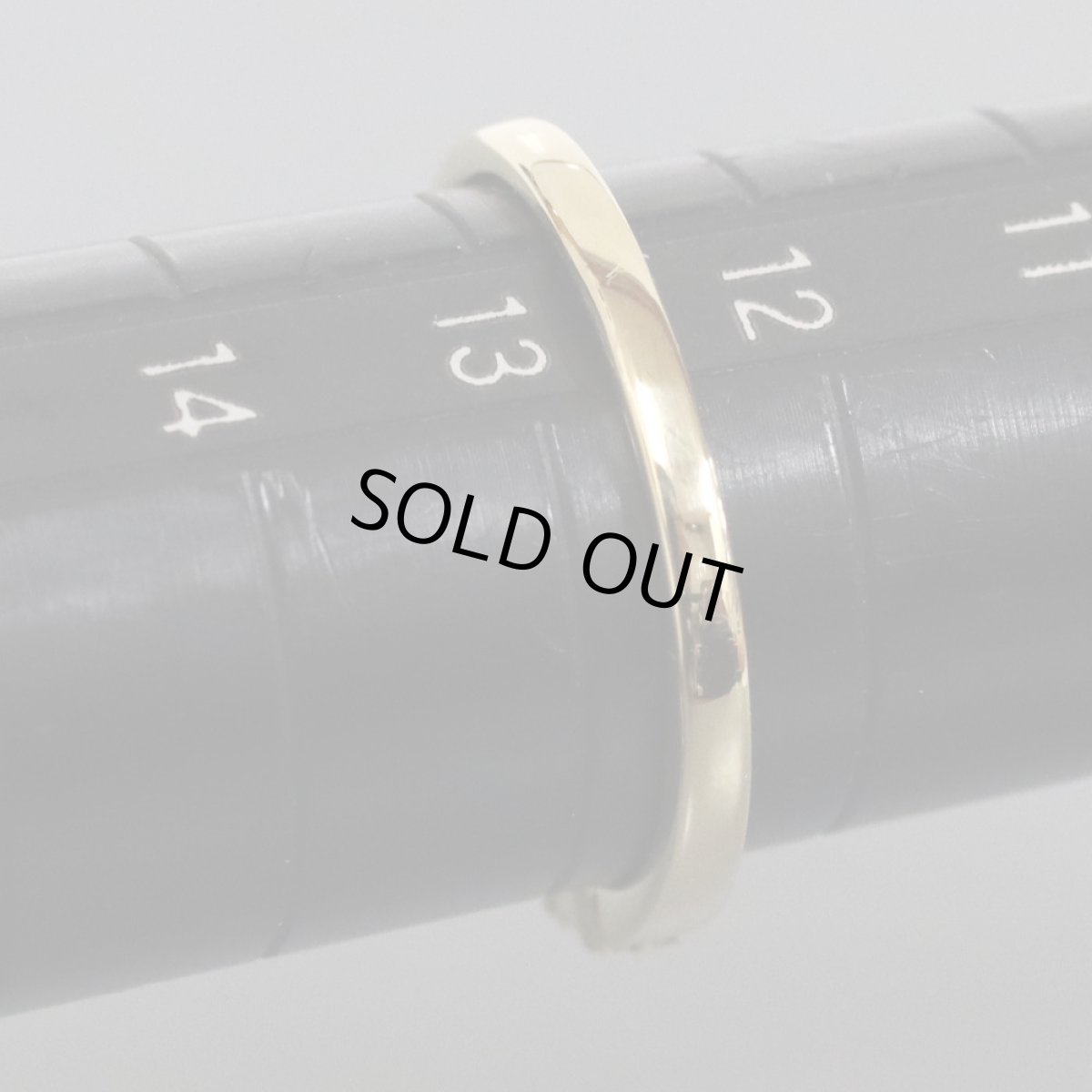 画像8: K18ダイヤモンドリング D0.28 D0.32 2.5g #12.5 (8)