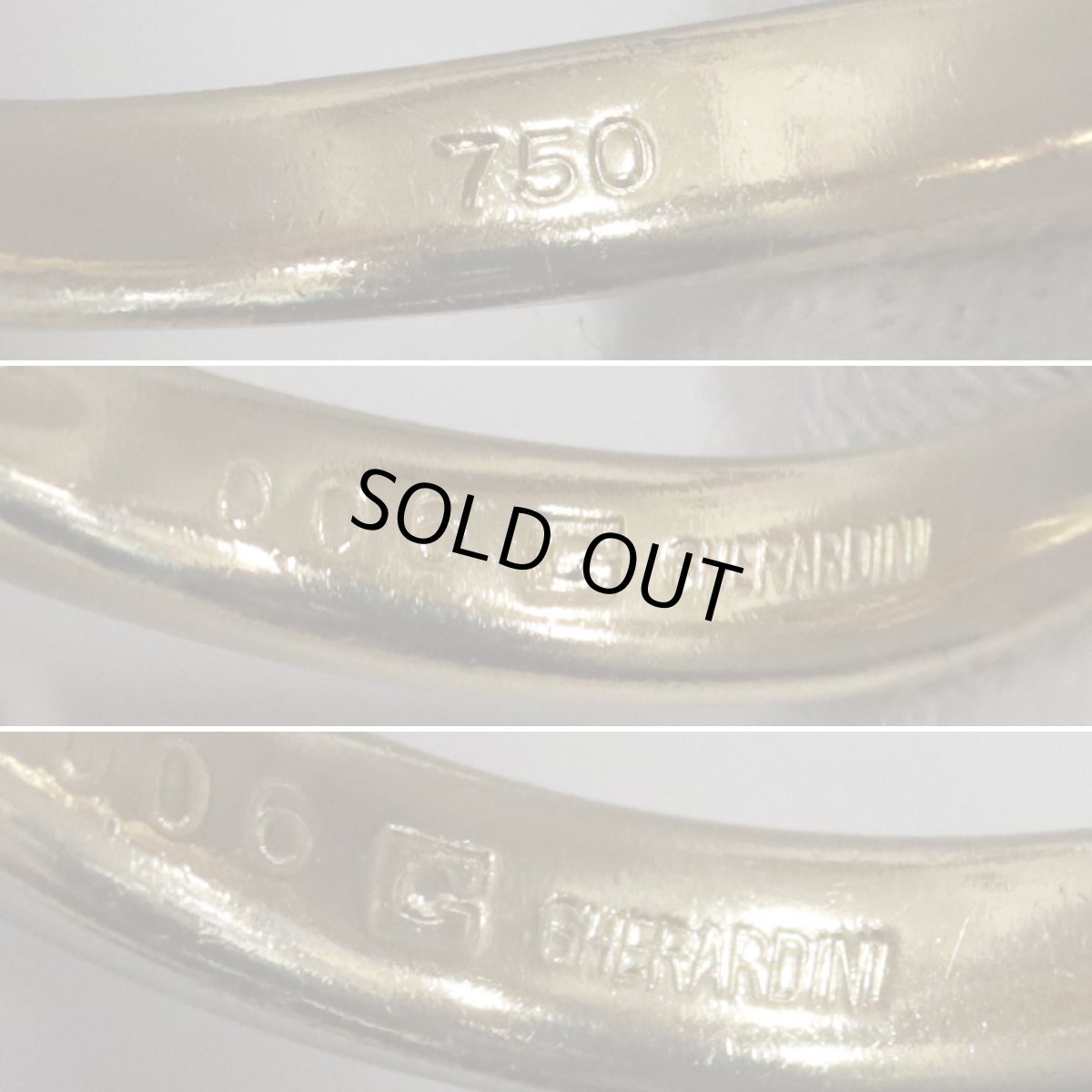 画像7: ゲラルディーニ 750ダイヤモンドリング D0.06 4.6g #11.5 (7)