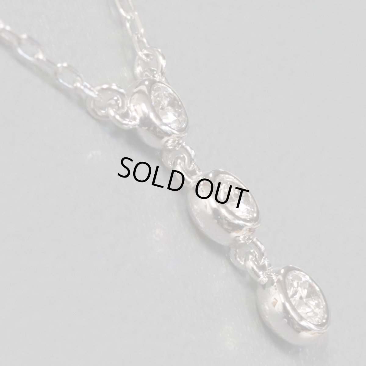 画像3: ミキモト K18WGダイヤモンドネックレス D0.31 3.2g (3)