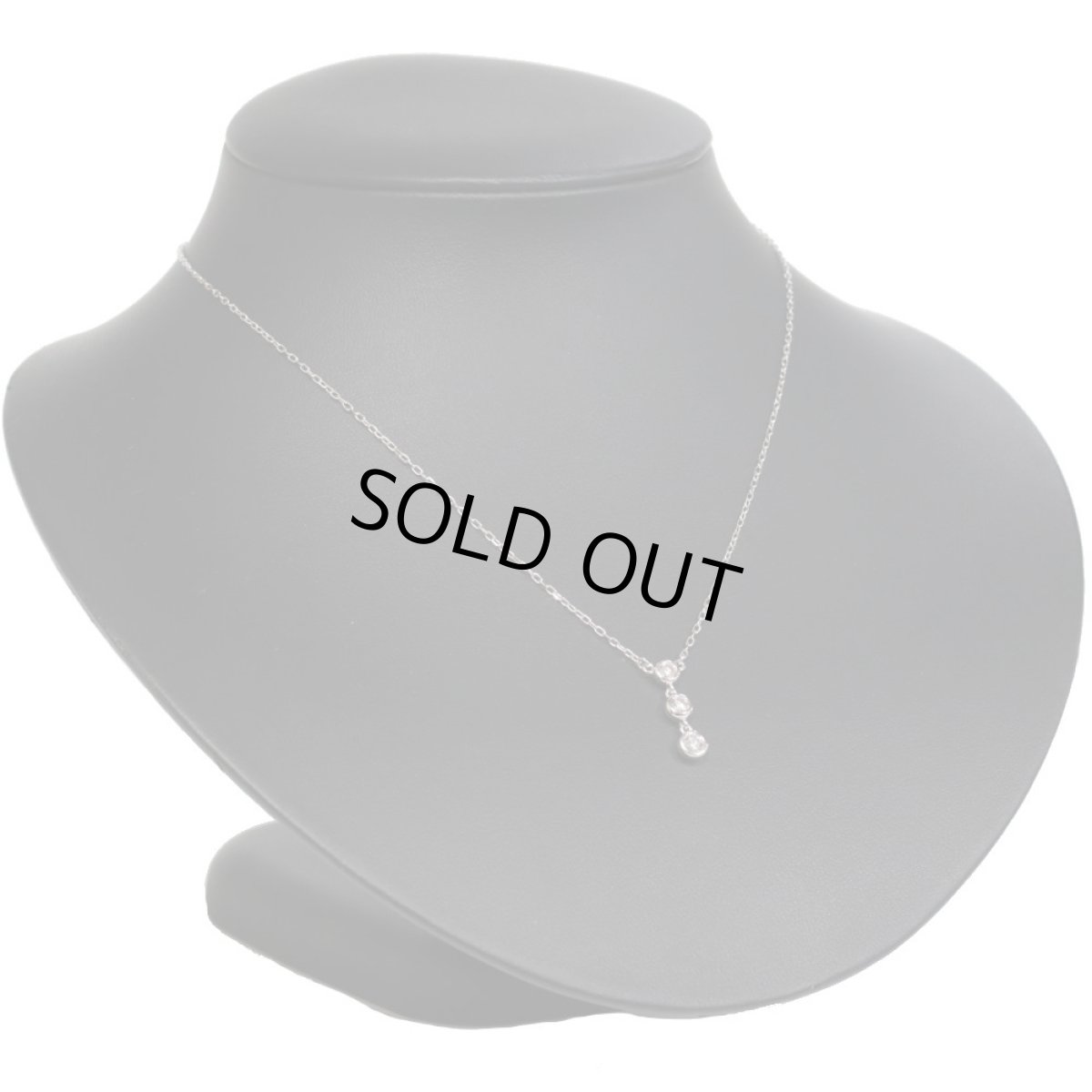 画像5: ミキモト K18WGダイヤモンドネックレス D0.31 3.2g (5)