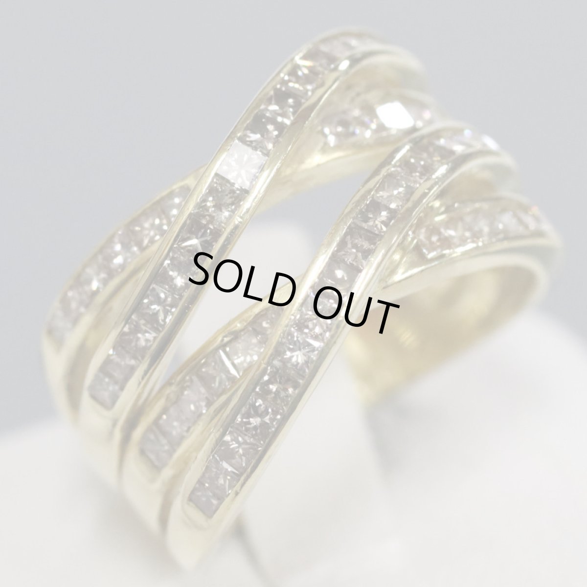 画像3: K18ブラウンダイヤモンドリング D1.16 7.3g #11 (3)