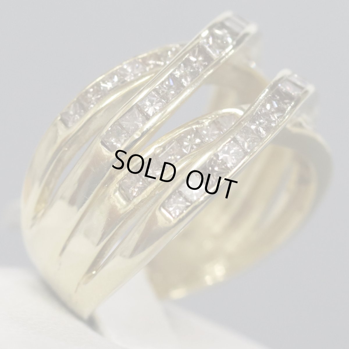 画像4: K18ブラウンダイヤモンドリング D1.16 7.3g #11 (4)