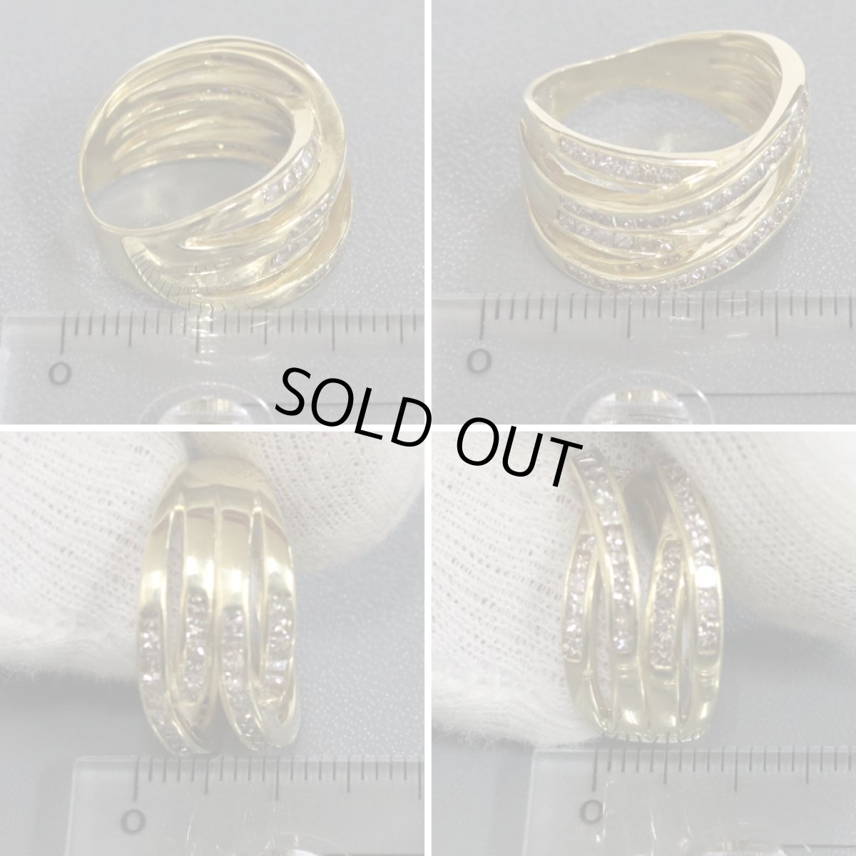 画像9: K18ブラウンダイヤモンドリング D1.16 7.3g #11 (9)