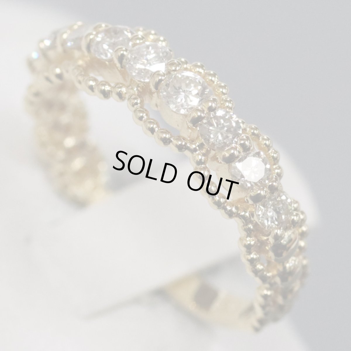 画像4: K18ダイヤモンドリング D0.50 2.8g #12 (4)