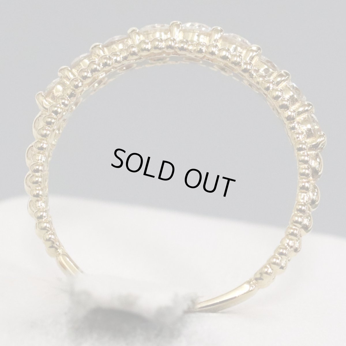 画像5: K18ダイヤモンドリング D0.50 2.8g #12 (5)