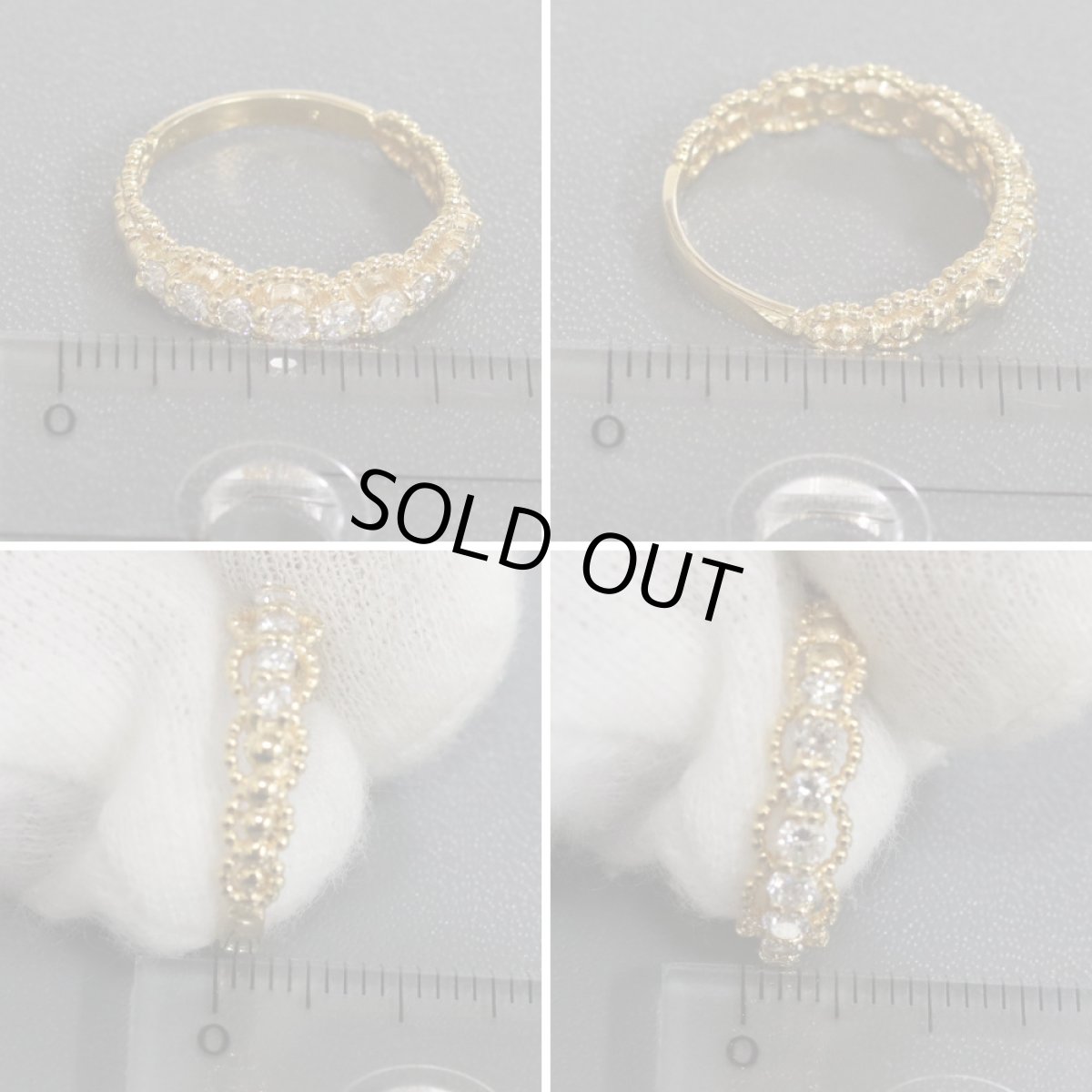 画像9: K18ダイヤモンドリング D0.50 2.8g #12 (9)