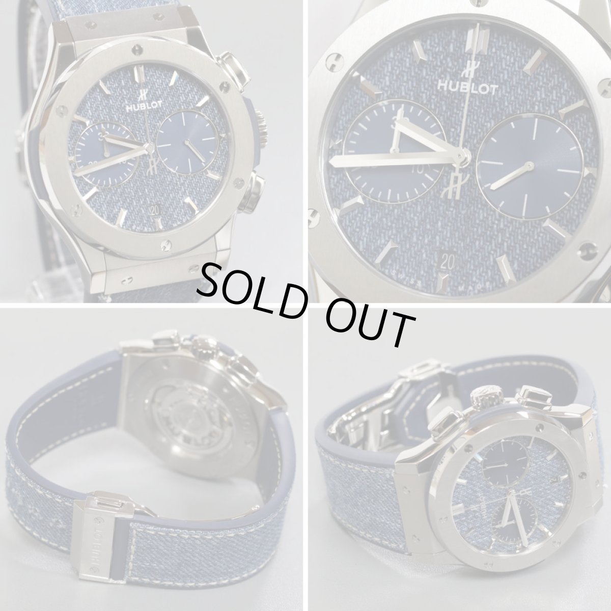 画像2: ウブロ クラシック・フュージョン クロノグラフ ジーンズ(521.NX.2770.NR.JPN18) (2)